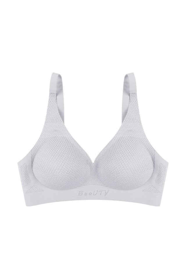 Balensiz Lazer Dikişsiz Nefes Aldıran Pedli Sütyen Beyaz - 80B