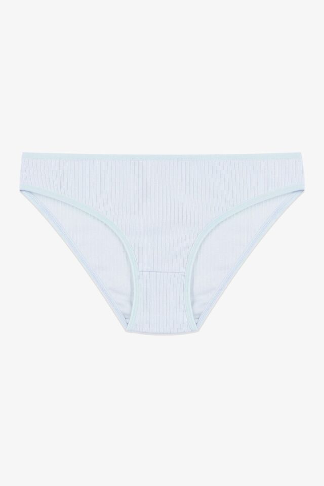Kadın 3'lü Pamuklu Fitilli Külot 11050-22 - S/M