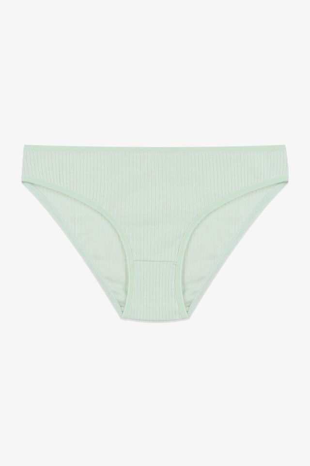 Kadın 3'lü Pamuklu Fitilli Külot 11050-22 - S/M