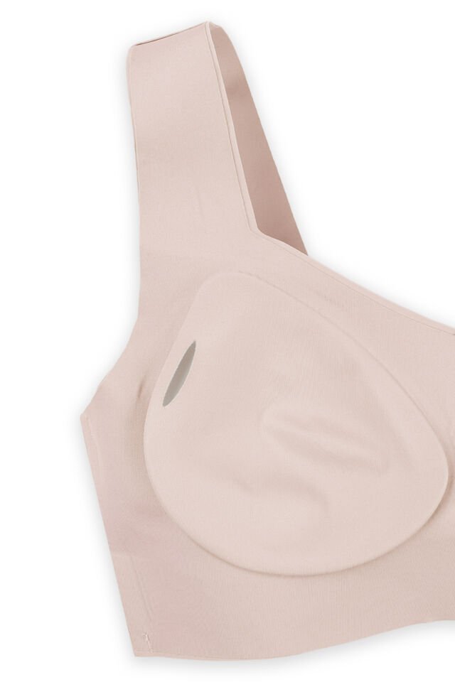 Kadın Dolgusuz Lez Dantelli Desteksiz Straplez Sütyen 90B - Ten