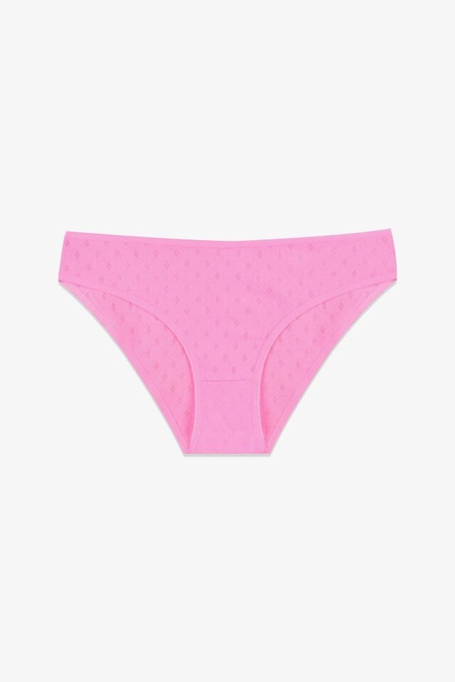 Kadın 7'li Desenli Jakarlı Pamuklu Külot 11089-1 - L/XL - 11089-1 - L/XL