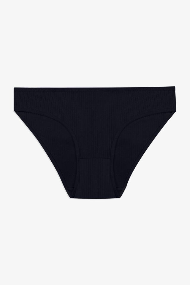 Kadın 3'lü Pamuklu Fitilli Külot 11050-2 - S/M
