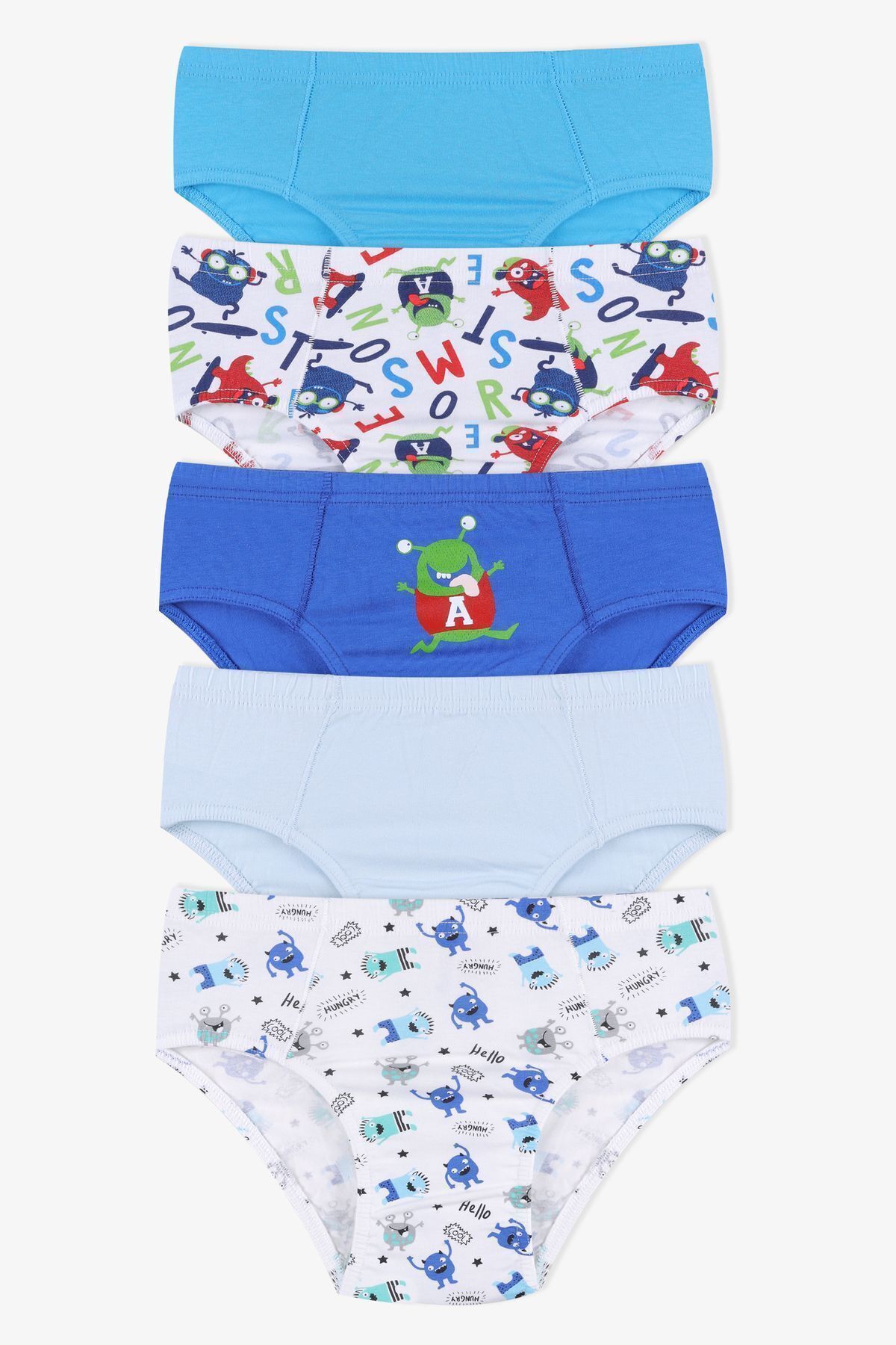 Erkek Çocuk 5'li Pamuklu Slip