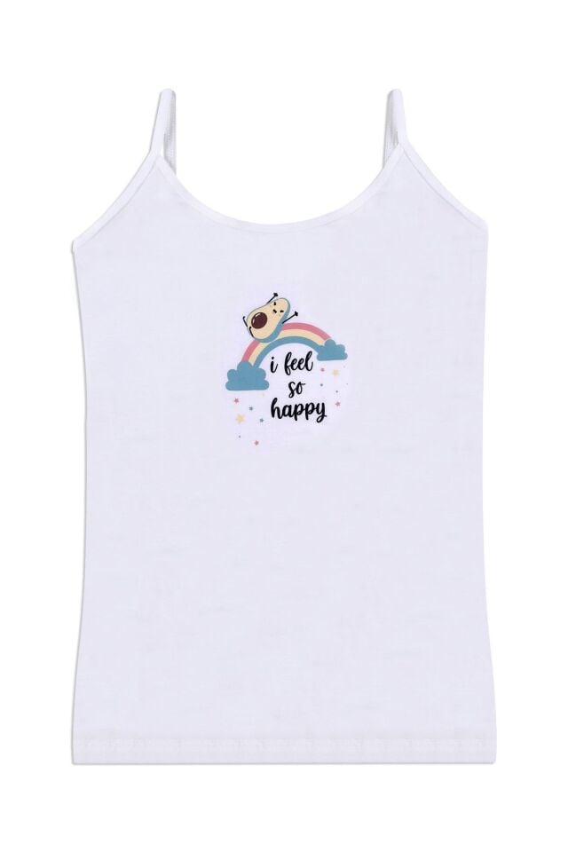 Kız Çocuk Tavşan Baskılı Pamuklu Atlet Boxer Takım 4022-4 - 3-5 Yaş - 4022-4 - 3-5 Yaş