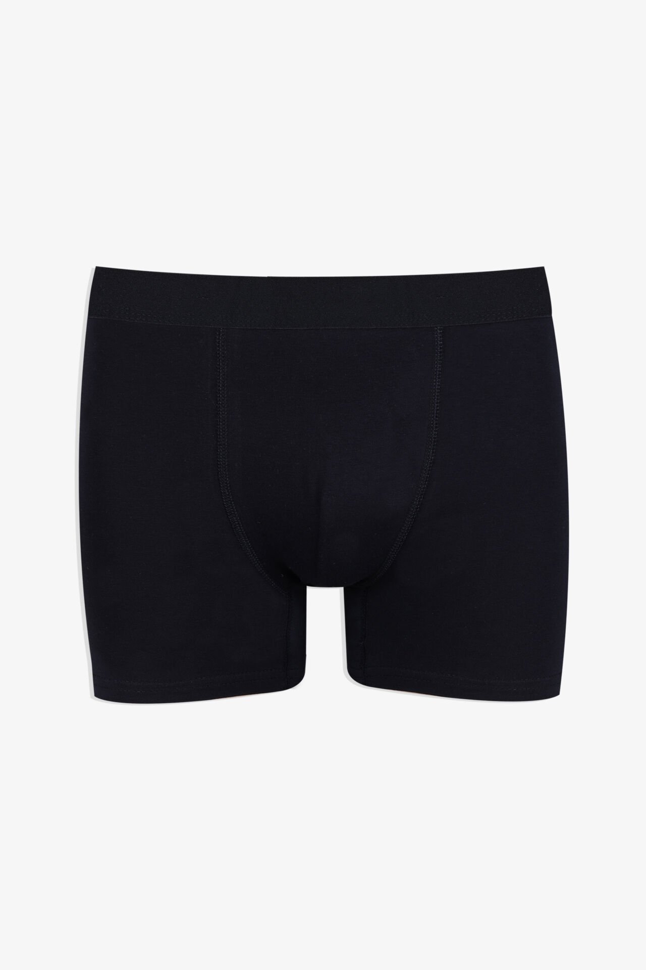Erkek Tekli Pamuklu Boxer Siyah - XL