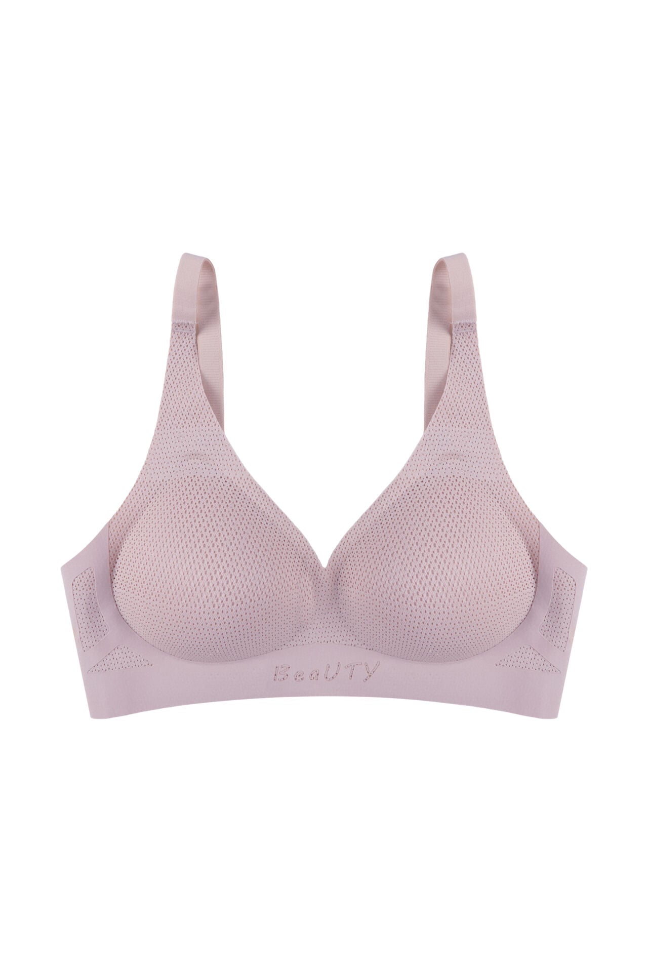 Balensiz Lazer Dikişsiz Nefes Aldıran Pedli Sütyen Pembe - 90B