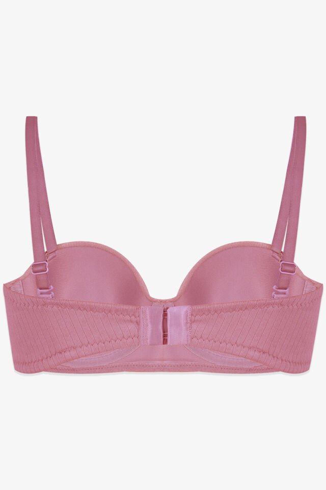 Kadın Dolgusuz Pamuklu Fitilli Straplez Sütyen 80574 Yavruağzı - 95B - 80574 Yavruağzı - 95B