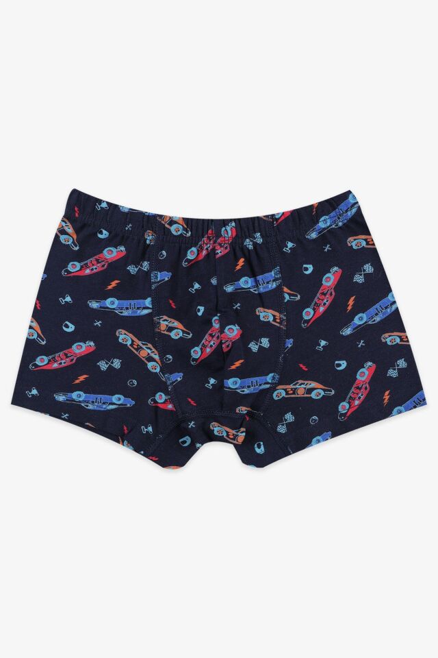 Erkek Çocuk 5'li Pamuklu Sevimli Canavar Desenli Boxer KO3021-2 - 9-11 Yaş