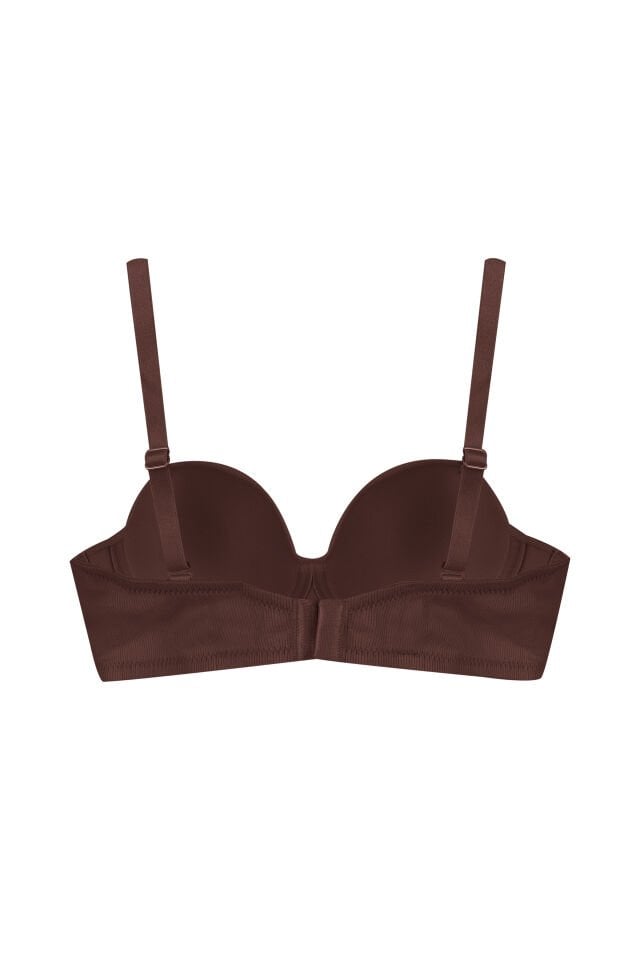 Kadın Fitilli Straplez Sütyen Kahverengi - 95B