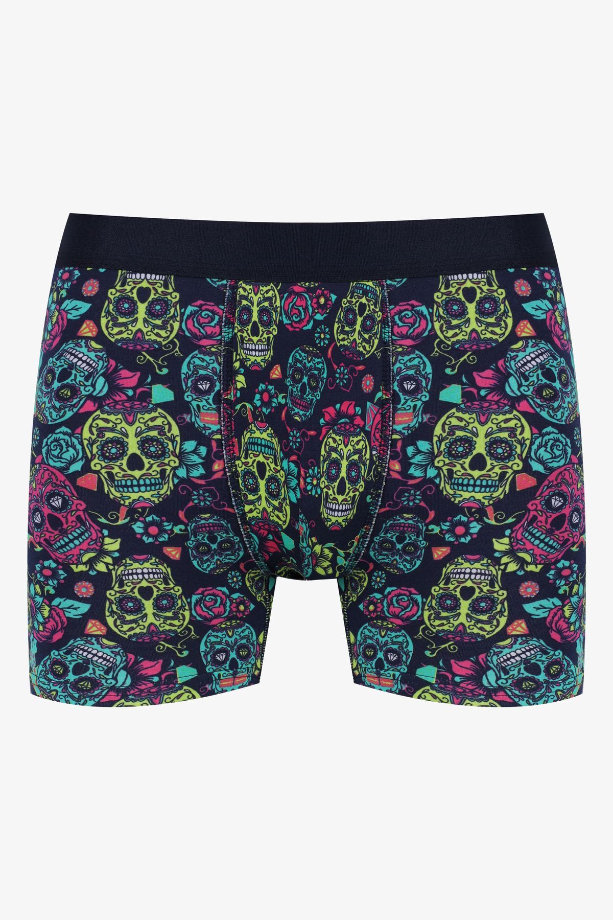 Erkek Tekli Desenli Pamuklu Boxer KO9003BX-47 - 2XL