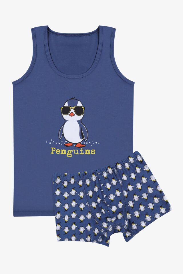 KO3401-4 Penguen Desen