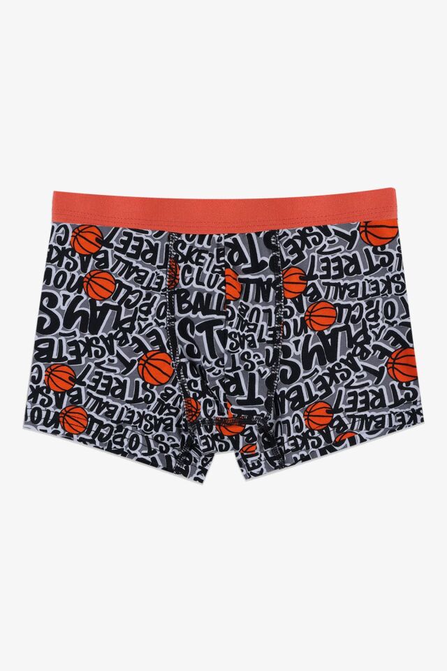 Erkek Çocuk Pamuklu Uzay Baskılı Atlet Boxer Takım 3400-28 - 9-11 Yaş