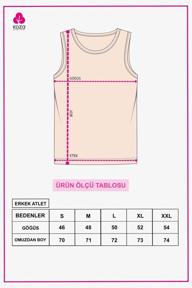 Erkek 2'li Basic Modal Atlet KO9070AT-1 Siyah Beyaz - S - KO9070AT-1 Siyah Beyaz - S