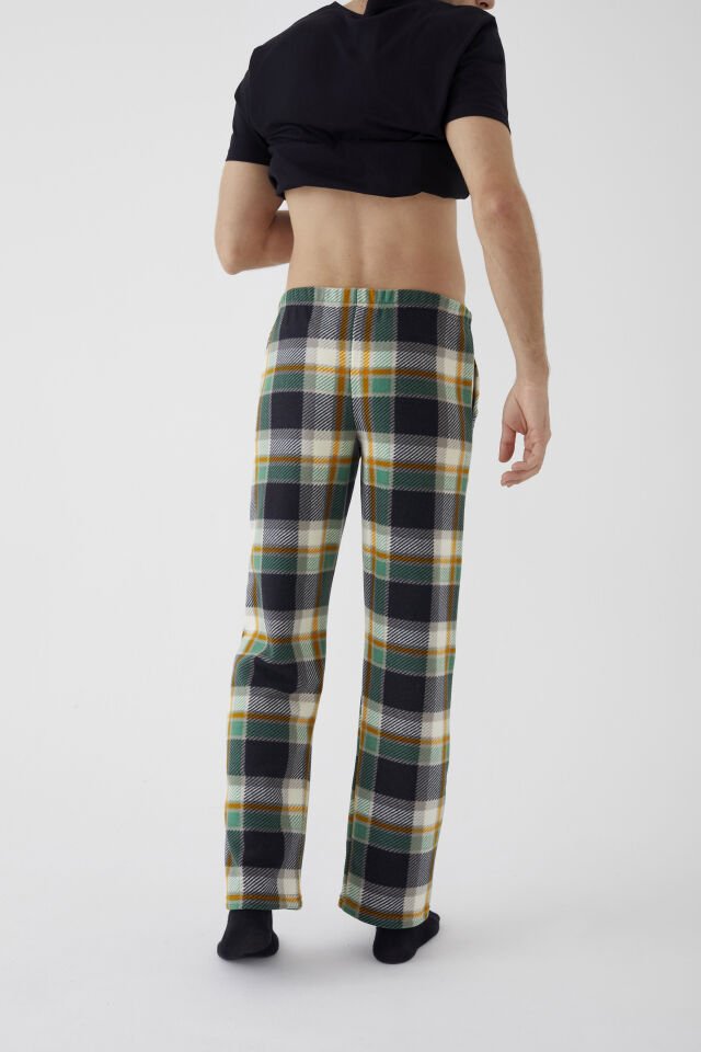 Erkek Füme Cep Detaylı Polar Tek Alt