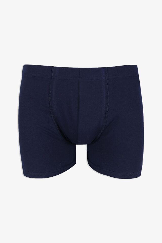 Erkek 2'li Pamuklu Likralı Lastikli Boxer