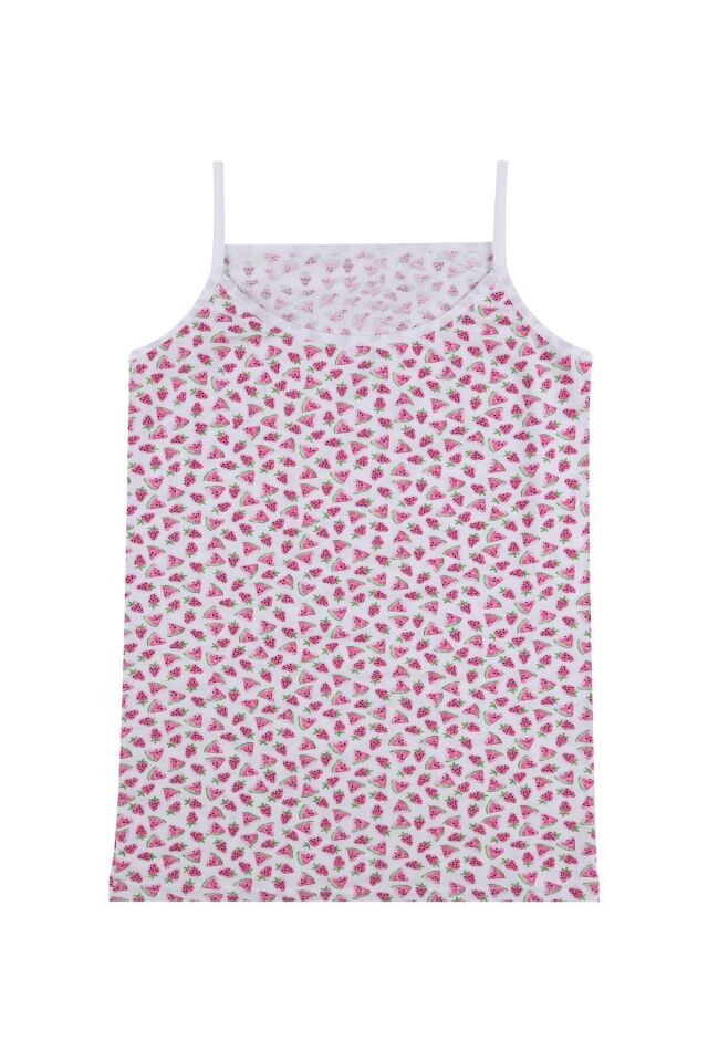 Kız Çocuk 3'lü Desenli Atlet 1056-19 - 9-11 Yaş - 1056-19 - 9-11 Yaş