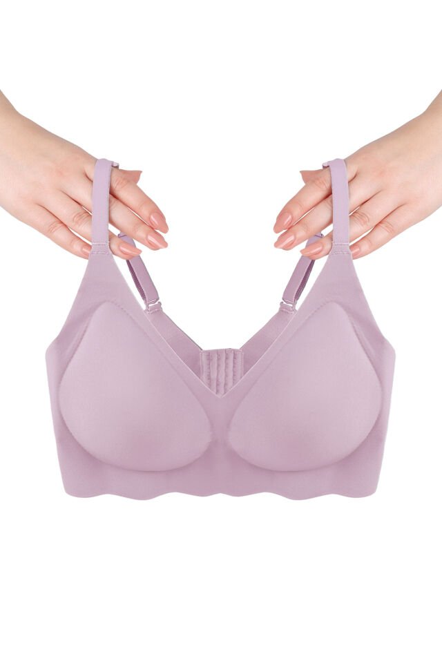 Balensiz Lazer Dikişsiz Görünmez Çıkarılabilir Pedli Sütyen 75B - Gül Kurusu