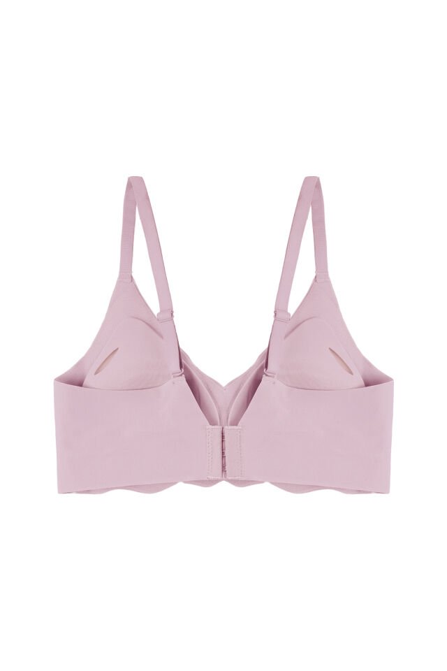 Balensiz Lazer Dikişsiz Görünmez Çıkarılabilir Pedli Sütyen 75B - Gül Kurusu