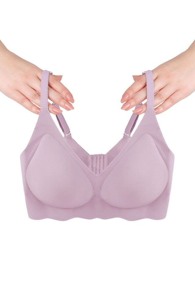 Balensiz Lazer Dikişsiz Görünmez Çıkarılabilir Pedli Sütyen 90B - Gül Kurusu